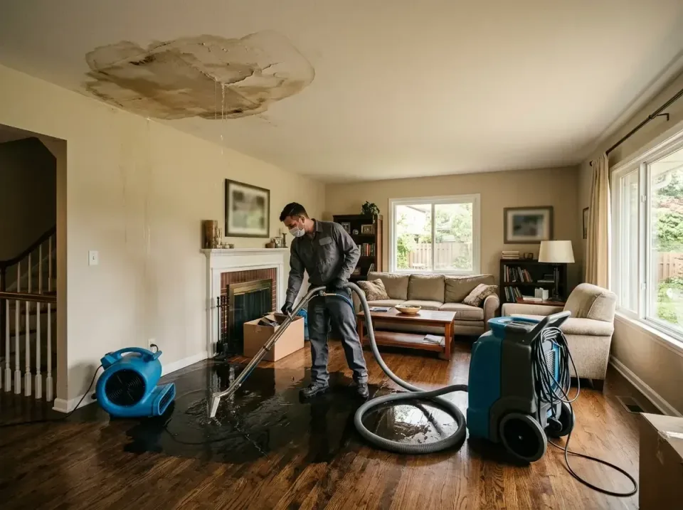 attic-pipe-burst-ceiling-drip-008 — frequently asked questions, Water Damage Restoration & Carpet Care in Gilberts, IL